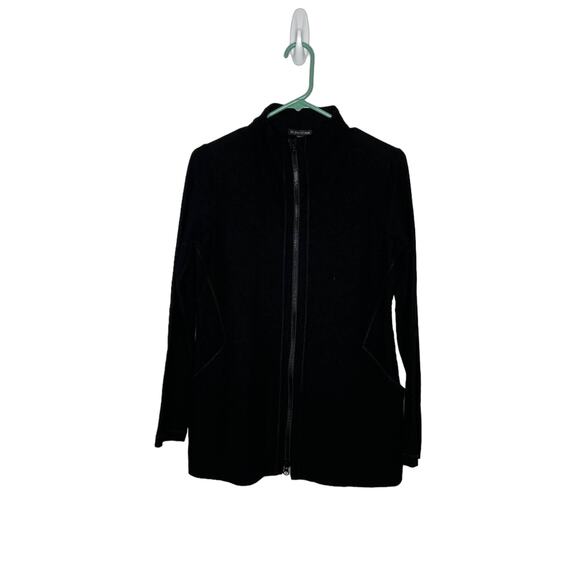 Eileen Fisher Stand Collar Long Jacket XS - Picture 1 of 5